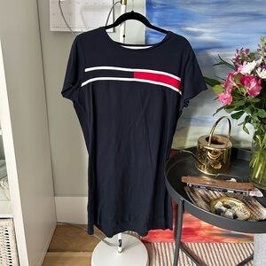 Navy Blue tommy Hilfiger tee shirt dress.